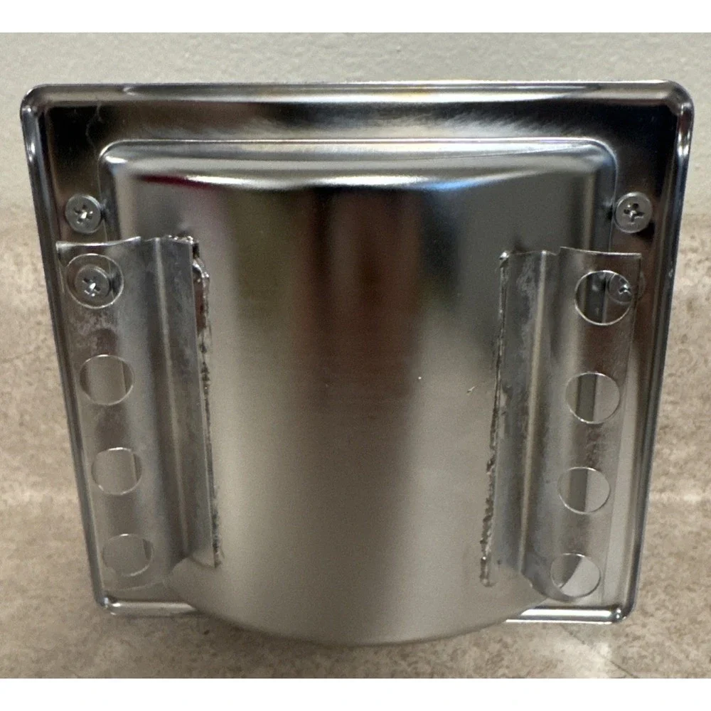 Vintage 1960s - 1970's Donner 964 Chrome Recessed Soap Holder Grab Bar Japan NOS